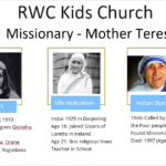 May 28, 2023 – Kids Church Missionary week- Mother Teresa
